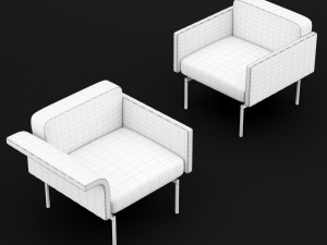 chair mabel single bt design 3D मॉडल
