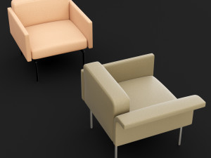 chair mabel single bt design 3D मॉडल