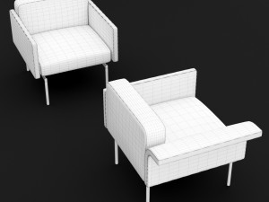 chair mabel single bt design 3D मॉडल