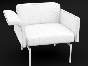 chair mabel single bt design 3D मॉडल