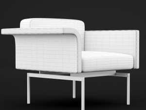 chair mabel single bt design 3D मॉडल