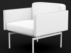 chair mabel single bt design 3D मॉडल