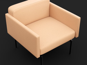 chair mabel single bt design 3D मॉडल