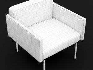 chair mabel single bt design 3D मॉडल
