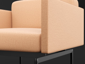chair mabel single bt design 3D मॉडल