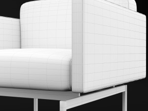 chair mabel single bt design 3D मॉडल