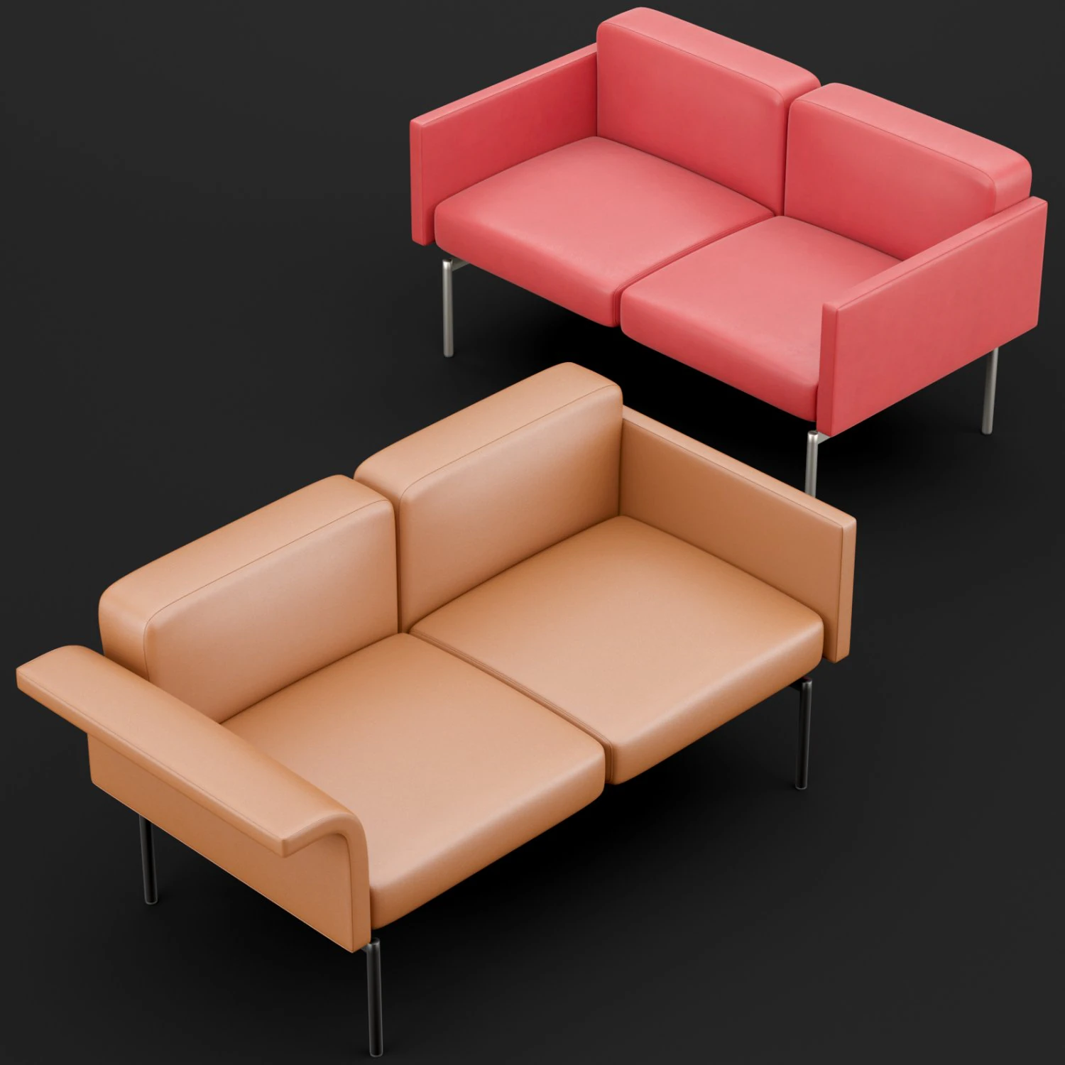 sofa mabel double bt design 3D Model .c4d .max .obj .3ds .fbx .stl .blend 