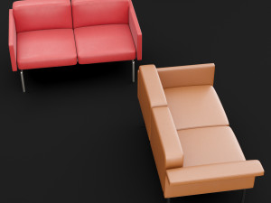 sofa mabel double bt design 3D Модель