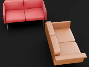 sofa mabel double bt design 3D Model
