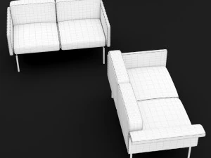 sofa mabel double bt design 3D Model