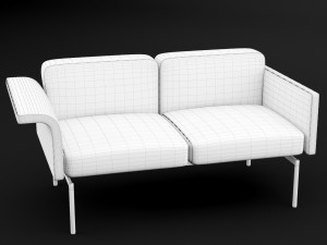 sofa mabel double bt design 3D Модель
