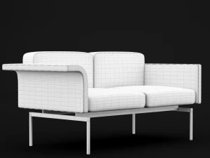 sofa mabel double bt design 3D Model