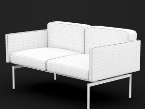 sofa mabel double bt design 3D Модель