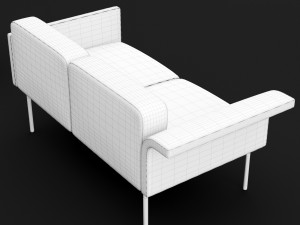 sofa mabel double bt design 3D Модель