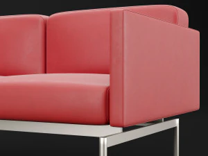 sofa mabel double bt design 3D Model