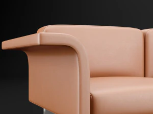 sofa mabel double bt design 3D Model
