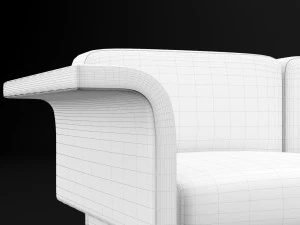 sofa mabel double bt design 3D Model