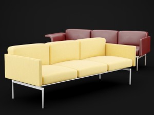 sofa mabel triple bt design 3D मॉडल