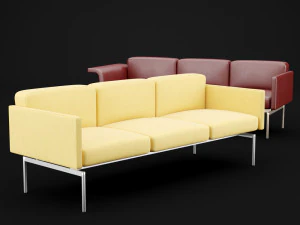 sofa mabel triple bt design 3D Model