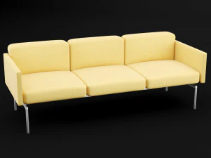 sofa mabel triple bt design 3D Model