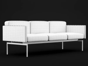sofa mabel triple bt design 3D Model