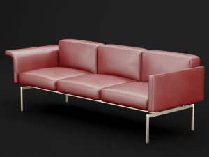 sofa mabel triple bt design 3D Model