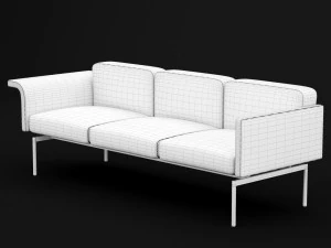 sofa mabel triple bt design 3D Model