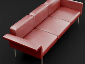 sofa mabel triple bt design 3D Model