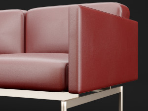 sofa mabel triple bt design 3D मॉडल