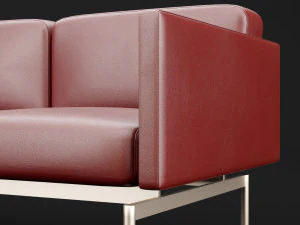 sofa mabel triple bt design 3D Model