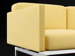 sofa mabel triple bt design 3D Model