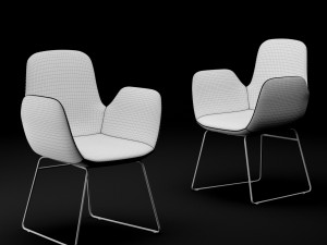 chair bt design daisy type 1 3Dモデル