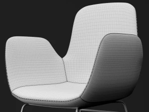 chair bt design daisy type 1 3D Model