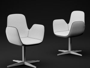 chair bt design daisy type 4 Modèle 3D