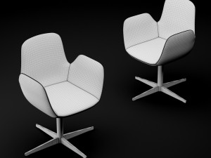 chair bt design daisy type 4 Modèle 3D