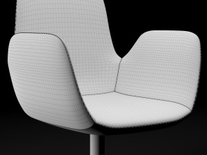 chair bt design daisy type 4 Modèle 3D