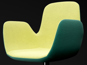 chair bt design daisy type 4 Modèle 3D