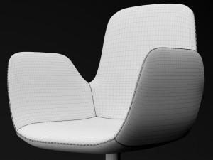 chair bt design daisy type 4 Modèle 3D