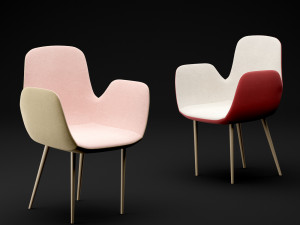 chair bt design daisy type 6 3D Model