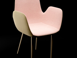 chair bt design daisy type 6 3D मॉडल