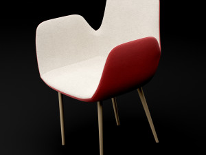 chair bt design daisy type 6 3D मॉडल