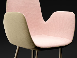 chair bt design daisy type 6 3D मॉडल