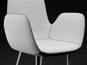 chair bt design daisy type 6 3D Model
