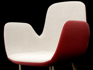 chair bt design daisy type 6 3D मॉडल