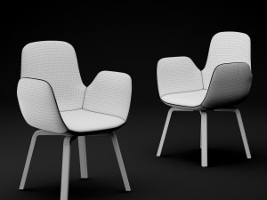 chair bt design daisy type 7 3D Model