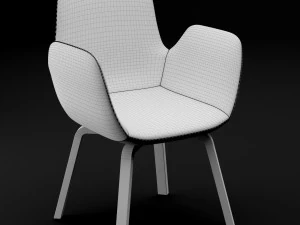 chair bt design daisy type 7 3D Model