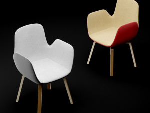 chair bt design daisy type 7 3D Model