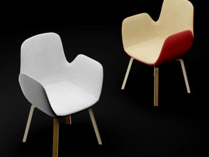 chair bt design daisy type 7 3D Model
