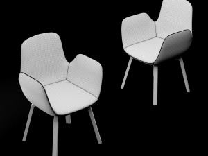 chair bt design daisy type 7 3D Model