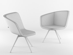 chair bt design domino type 1 3D Model